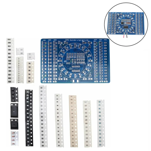 Soldering Board Educational Kit for Training Electronic Circuits DIY DC 3–5 V Training Board 85 x 54 cm Electronic Experiments