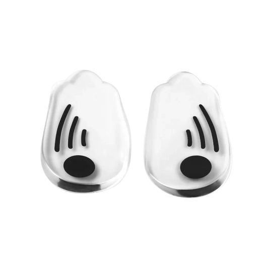 Sole trasparenti con magnete Effetto massaggio Supporto alla camminata Punti riflessi Stimolazione sanitaria Taglia EU 20–35 Regolabile