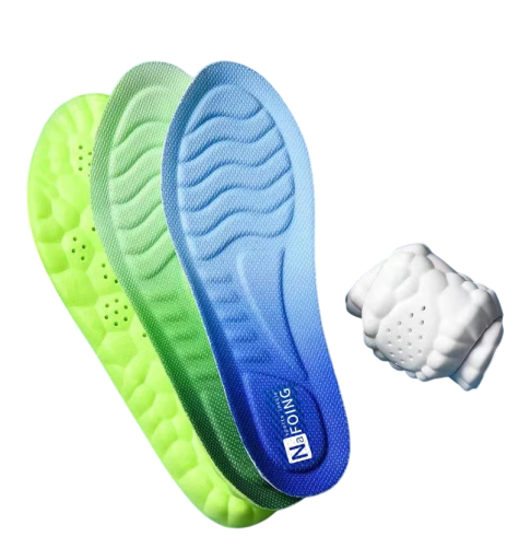 Soletta per scarpe colore neutro Soletta ortopedica morbida con ammortizzazione Comfort durante la camminata Materiale traspirante Taglia universale