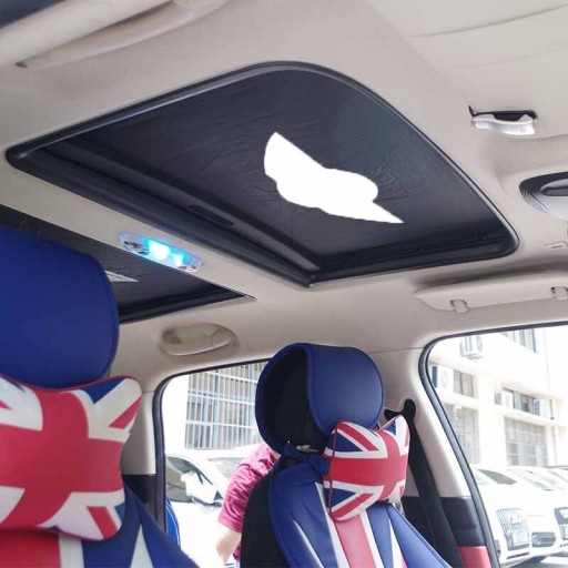 Solskærm til tagvinduet på Mini Cooper