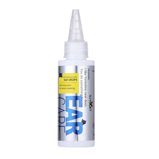 Solução de limpeza auricular para cães 60 ml Gotas para os ouvidos dos cães Prevenção de infeções auriculares