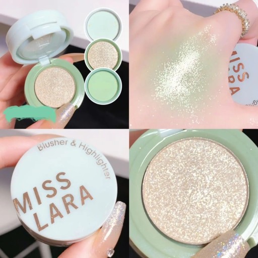 Sombras de Olhos 3 em 1 Brilhantes e Mate Sombras de Olhos em Camadas Embalagem Compacta V204