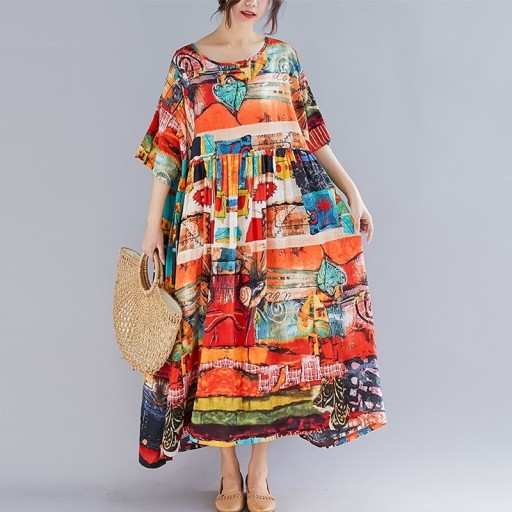 Sommerkleid mit Aufdruck