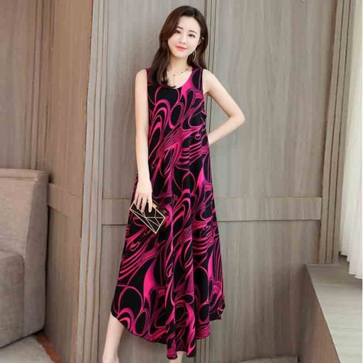 Sommerkleid mit Print in Übergrößen