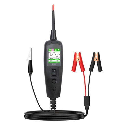 Sonda de teste de tensão e resistência 12V 24V Caneta de diagnóstico para automóvel em material ABS Teste de bateria ignição circuitos Acessórios