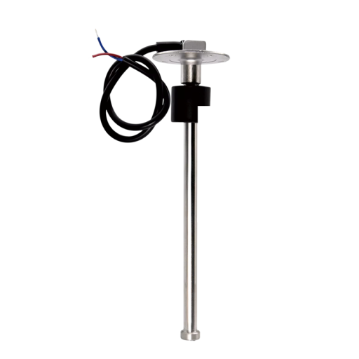 Sonda elétrica de nível de combustível 0–190 Ω 275 mm 11" sensor de nível IP67 para medição de combustível e líquidos em tanques de barcos, veículos pesados