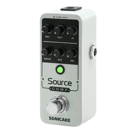 Sonicake Source Compressor 1176 štúdiový kompresor gitarový efektový pedál Analógový obvod Buffered-Bypass Precízna kontrola tónu