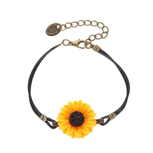 Sonnenblumenarmband für Damen