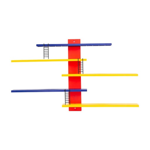 Soporte de pared para figuras Estantes flotantes de plástico coloridos para juguetes Escaleras decorativas