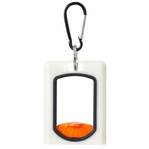 Soporte para cintas de sujeción con mosquetón Organizador de plástico con palanca para dosificación Soporte luminoso 7.8 x 5.8 x 3.9 cm