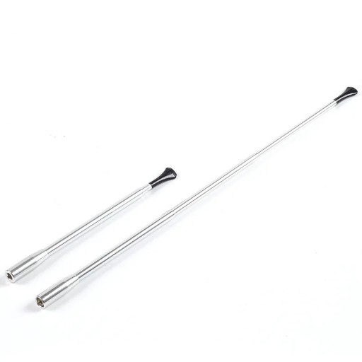 Soporte telescópico delgado para cigarrillos longitud ajustable 17–35 cm aleación de aluminio boquilla plegable para un uso cómodo