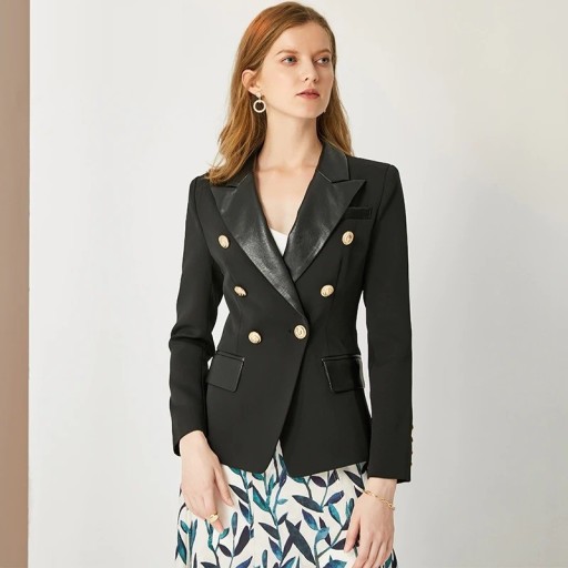 Sort blazer til kvinder