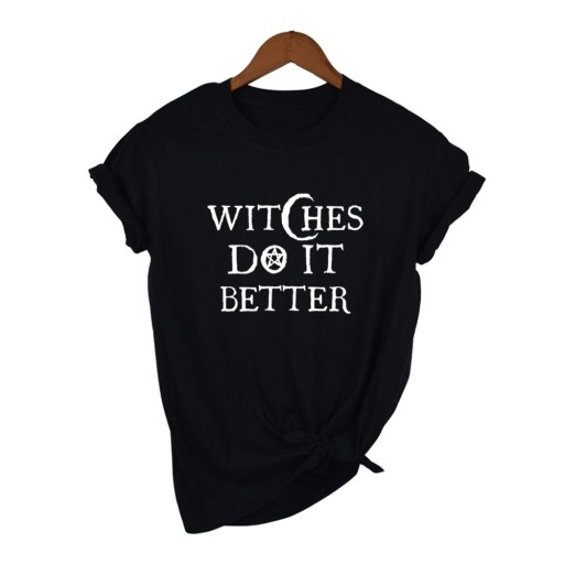 Sort gotisk t-shirt til kvinder