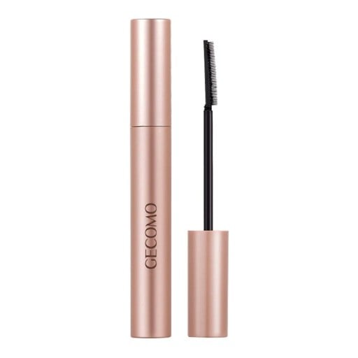 Sort mascara til bølgede vipper med silikonebørste, dekorativ kosmetik til formgivning af vipper og fremhævelse af øjnene