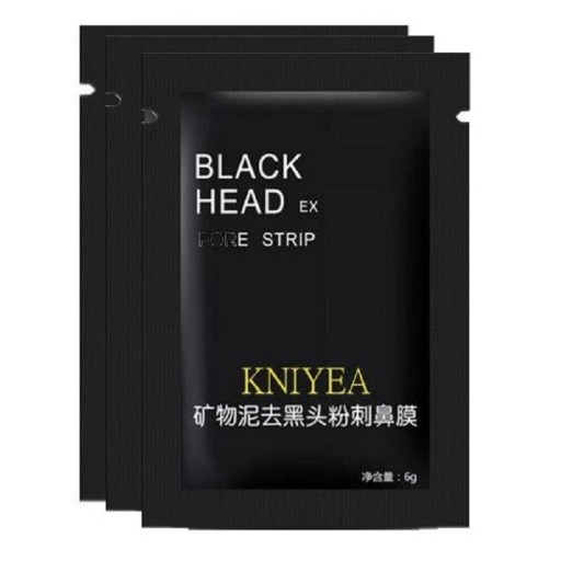 Sort peel-off maske mod hudorme 3 stk.