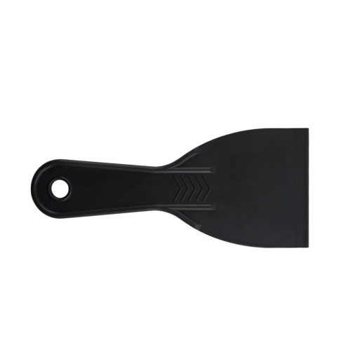 Sort skraber til 3D print 177 x 76 mm Plastisk håndholdt skraber til rengøring af printflade Harpiks Vedligeholdelse af printer Ergonomisk greb