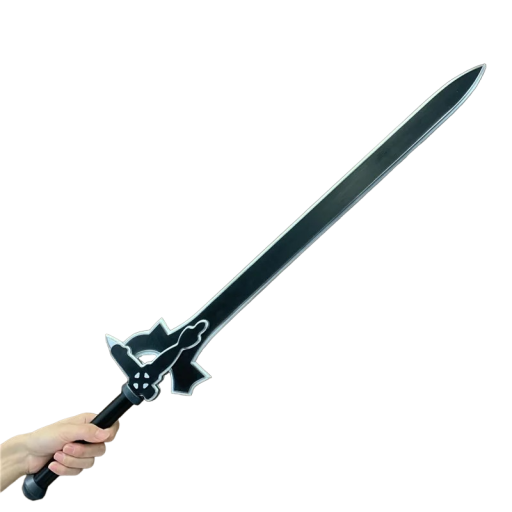 Sort sværd 79 cm