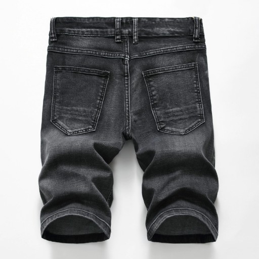 Sorte denimshorts til mænd