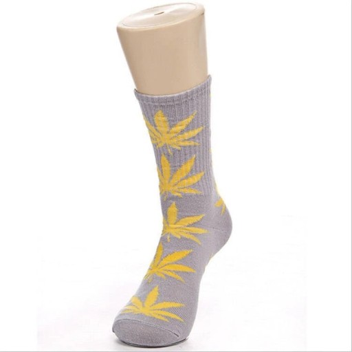 Șosete bărbătești cu motiv de marijuana