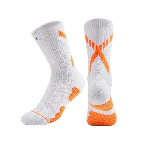 Șosete sport anti-alunecare unisex, confortabile, elastice, respirabile, la mijlocul gambei, alergare antrenament de fotbal