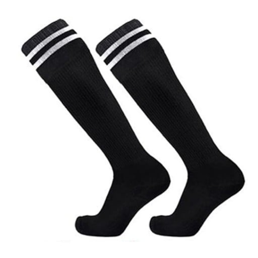 Șosete sport pentru fotbal pentru bărbați, lungi sub genunchi, din bumbac, respirabili, cu uscare rapidă, elastice
