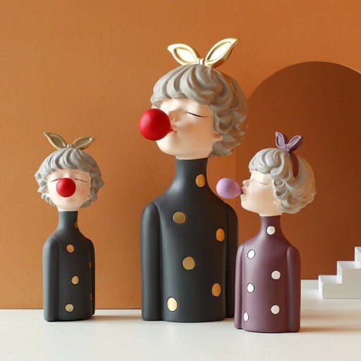 Soška decorativa di ragazza C580