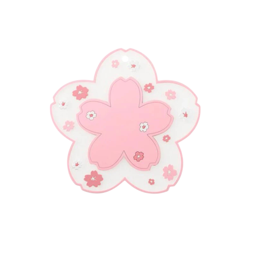 Sottobicchiere fiore 15,5 cm Sottobicchiere per tazza e bicchiere Sottobicchiere decorativo in tessuto per tavolo in poliestere