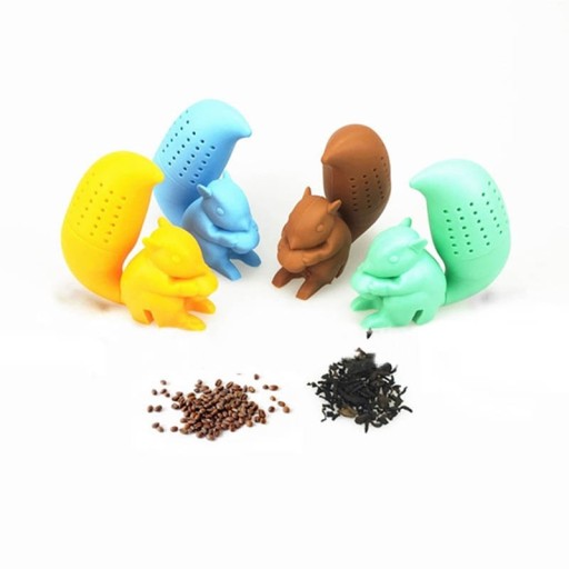 Soucoupe en silicone pour le thé écureuil