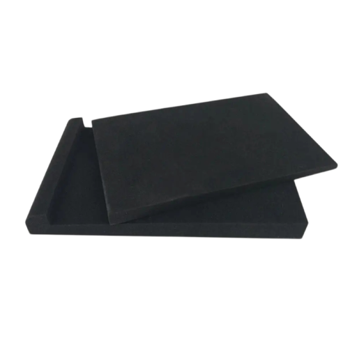Soundproof Anti-Vibration Pads for Speakers Acoustic Foam 30 x 17 x 4 cm Black for Studio Monitors and Subwoofers