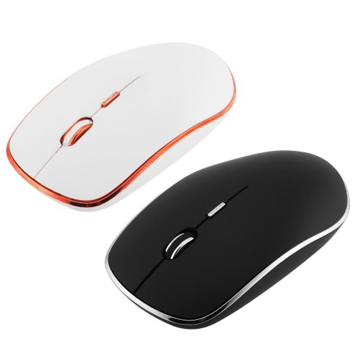 Souris sans fil silencieuse et fine