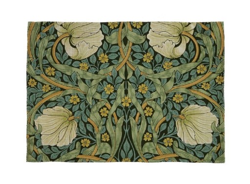 Sousplat com ornamentos vegetais