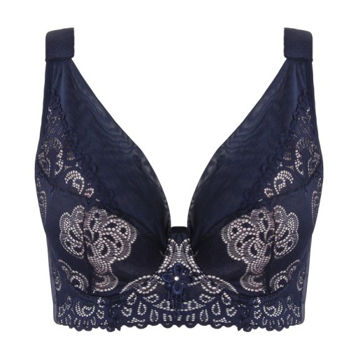 Soutien-gorge rembourré orné de dentelle