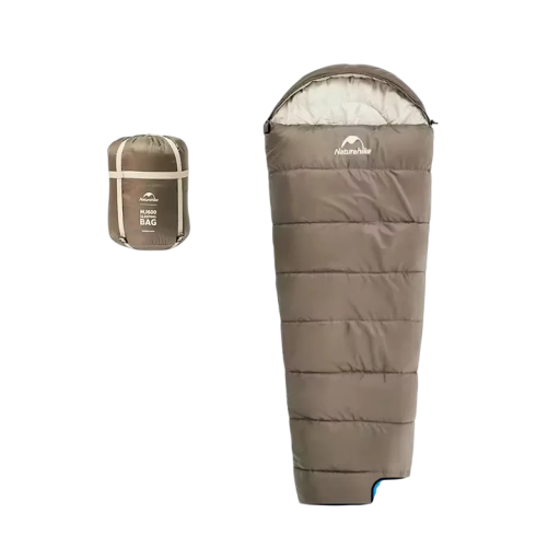 Sovepose 210 x 80 cm, til -5 grader, pakke 30 x 42 cm, komfortabel og let, ideel til forårs- og efterårscamping