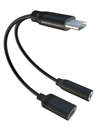 Sovitin USB-C - 3,5 mm:n liitin / USB-C K74