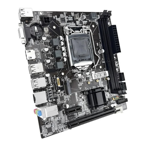 SOYO H61 spelmoderkort med Intel LGA1155 i5 2500 DDR3 16GB RAM M.2 SATA 190x165mm komponenter för stationära datorer