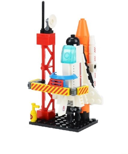 Space Rocket Construction Set 107 Pieces