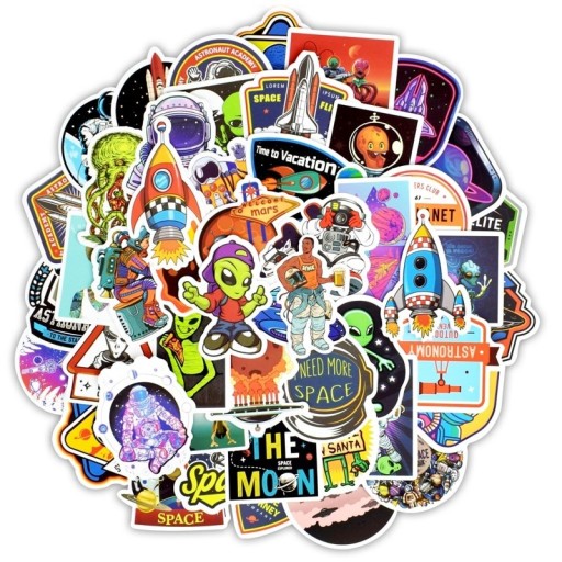 Space Stickers 50 pcs E200