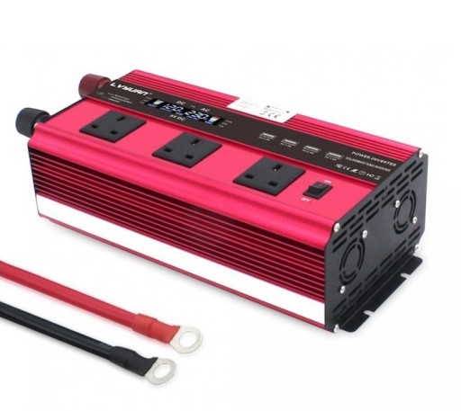 Spændingsomformer sinusbølgeinverter 12V til 230V