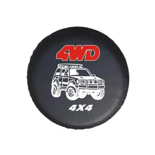 Spare Wheel Cover 61–69 cm Protective Tyre Cover PVC Leather Waterproof Spare Protector for SUVs Off-road and 4x4 Vehicles