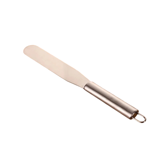 Spatule à pâtisserie en acier inoxydable pour glaçage crémeux pour gâteau spatule plate 15,5 cm outil de décoration de gâteaux ustensile de pâtisserie