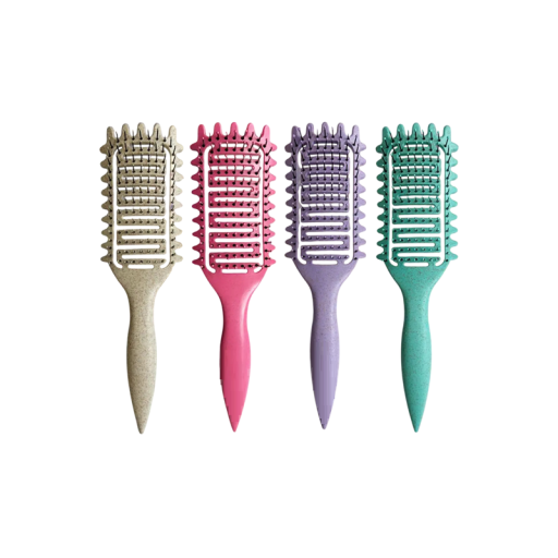 Spazzola per capelli ricci pettine districante