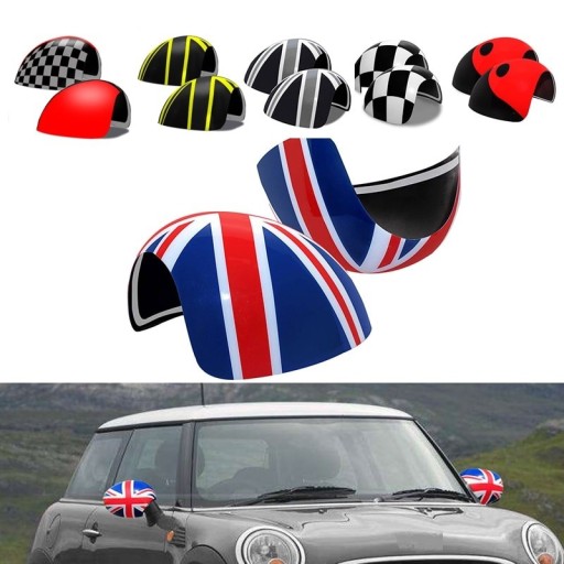 Spejlbeklædning til Mini Cooper 2 stk.