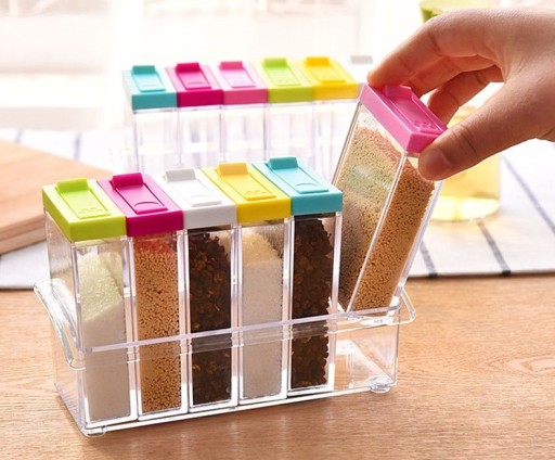 Spice Jar - 6 Pieces