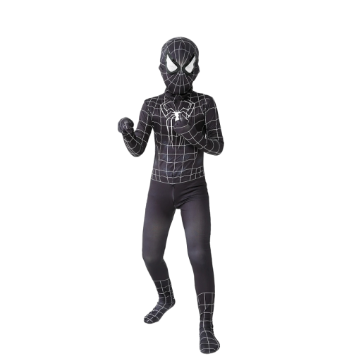Spiderman kostym Chlapecký kostym Cosplay Spidermana Spiderman dräkt Karneval kostym Halloweensk mask Superhjälte dräkt V280