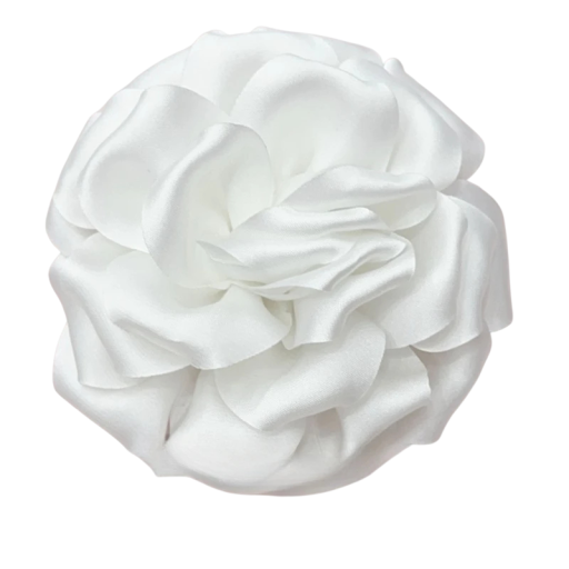 Spilla in tessuto a forma di fiore 11 cm spilla da bavero accessorio gioiello per abbigliamento zaino borsa decorazione elegante e di moda