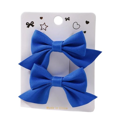 Spinki do włosów kokardki 2 szt. 6,4 x 3,8 cm Elegancka ozdoba do włosów Stylowe kokardy dla dziewczynek i kobiet Klasyczne spinki do włosów Urocza ozdoba