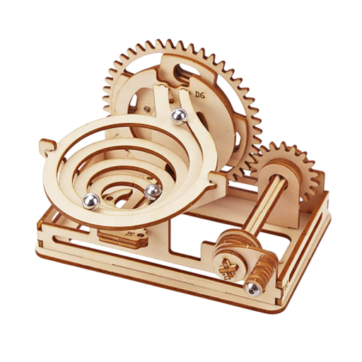 Spiral Wooden 3D Puzzle DIY Model Kit for Adults and Teenagers Creative Assembly Relaxing Craft Decorative Toy