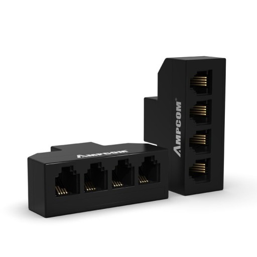 Splitter für Telefonkabel RJ11 1-4 Ports