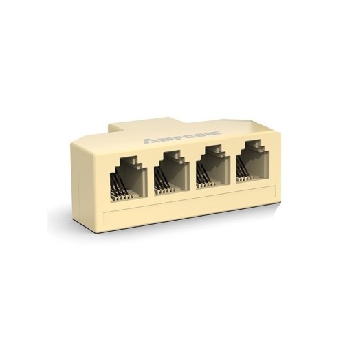 Splitter pentru cablu telefonic RJ11 1-4 porturi