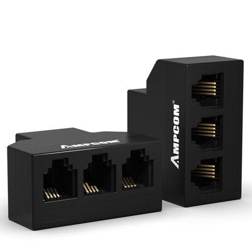 Splitter til telefonkabel RJ11 1-3 porte